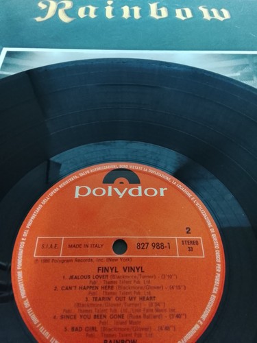 Rainbow finyl vinyl giri - lp, 33